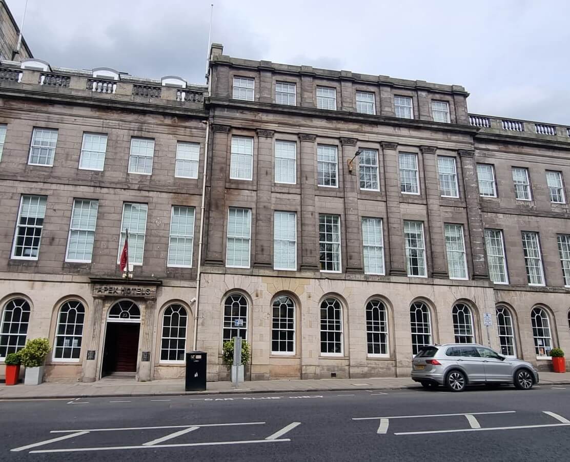 Apex Hotel rope access restoration